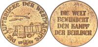 Deutschland Medaille Medaille o.J. Bronze Berlin - auf die Luftbrücke von 1948 -