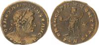 Antike / Römische Kaiserzeit / Constantinus Follis Constantinus Kaiser steht n.l.hält Globus, Stern im Feld r. -