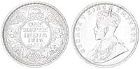 Indien - Großbritannien 1 Rupie Britisch Indien 1 Rupie Silber - Georg V. -