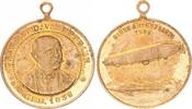 Deutschland tragbare Medaille Graf Zeppelin auf seinen 70. Geburtstag Glück ab, gut land -