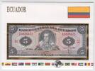 Ecuador 5 Sucres Geldschein Ecuador, 5 Sucres Geldschein -