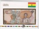 Ghana 5 Cedis Geldschein Ghana, 5 Cedis Geldschein -