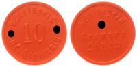 Deutschland / Kreuzer Lützow 10 Pfennig Schiffsgeld Schiffsgeld Kreuzer Lützow 10 Pfennig aus Bakelit RRR. -
