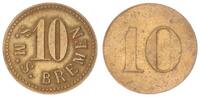 Deutschland Schiffsgeld/Marke 10 Pfennig Kolonien Kleiner Kreuzer S.M.S. Bremen Schiffskantienenmarke -