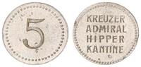 Deutschland / Kreuzer Admiral Hipper 5 Pfennig Schiffsgeld Kreuzer Admiral Hipper -