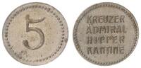 Deutschland / Kreuzer Admiral Hipper 5 Pfennig Schiffsgeld Kreuzer Admiral Hipper -