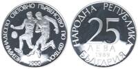 Bulgarien 25 Leva zur Fußball WM in Italien 1990 -
