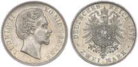 Deutsches Kaiserreich - Bayern 2 Mark Ludwig II. (1864-1886), Jaeger 41 -