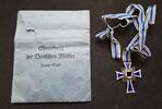 3. Reich Orden Mutterkreuz in Silber mit Band und Tüte Wiedmann ** -