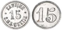 Deutschland /Danzig 15 Pfennig Schiffsgeld SMS Wettin Stapellauf in Danzig Kantinengeld -