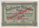 Deutschland / Bayern 500 Millionen/20Milliarden Mark Banknote 500 Millionen/20Milliarden Mark Banknote, 1923 -