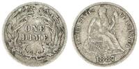 USA One Dime USA One Dime 1887- Silber -