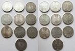 Deutschland, BRD Lot 10 Stück 5 DM Silberadler, J. 387 -