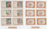 Deutschland / Schobüll 6x50 Pfennig-Scheine Deutschland / Schobüll, 6x50 Pfennig-Scheine -