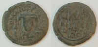 Antike / Byzanz Heraclius Follis Byzanz Heraclius (1) 610-641 n.Chr Follis Konstantinopel s-ss