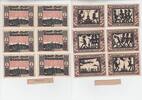 Deutschland/ Glauchau 6x1/2 Mark-Scheine Deutschland/ Glauchau, 6x1/2 Mark-Scheine -