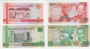 Gambia 5 & 10 Delasis-Schein Gambia, 5 & 10 Delasis-Schein -
