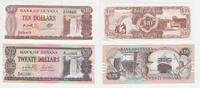 Guyana 10 + 20 Dollar-Scheine Guyana, 10 + 20 Dollar-Scheine , kassenfrisch -