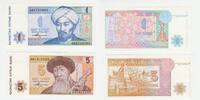 Kasachstan 1 & 5 Tenge Schein Kasachstan, 1 & 5 Tenge Schein -