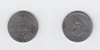 Wallensen 5 Pfennig Humbold Gewerkschaft Wallensen, Wertmarke zu 5 Pfennig -