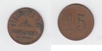 Deutschland Wertmarke zu 15 Pfennig Deutschland - Bockenheim, Wertmarke zu 15 Pfennig -
