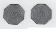 Deutschland 20 Pfennig Wertmarke Eggolsheim, Johann Kraus, erstes Gem.Warengeschäft -