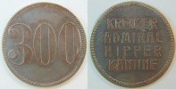 Deutschland / Kreuzer Admiral Hipper 300 Pfennig Schiffsgeld Kreuzer Admiral Hipper 300 Pfennig, ss-vz
