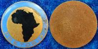 Kaiserreich/Kolonien Anstecker "Pretoria" DOAL- Dam Anstecker "Pretoria" Afrikakarte schwarz emailliert in Blauem Rand