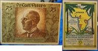 Kolonien Afrika 75 Pfennig, Deutsch- Hanseatischer Kolon Dr. Carl Peters 4.11.1921 75 Pf, Deutsch- Hanseat. Kolonialgedenktag