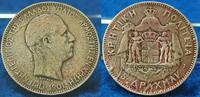 Griechenland / Kreta 5 Drachmen 1901 Griechenland Kreta 5 Drachmen 1901, Prinz Georg s-ss, Fundexemplar