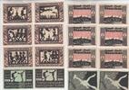Deutschland/ Glauchau 6x1/2 Mark + 2x25Pfennig-Scheine Deutschland/ Glauchau, 6x1/2 Mark-Scheine + 2x25Pfennig -