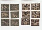 Artern 6x50 Pfennig-Scheine Artern, 6x50 Pfennig Scheine von 1921 -