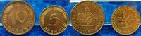 Deutschland lot 5 u.10 Pfennig BRD 5 und 10 Pfennig 1967G, vz und vz-st -