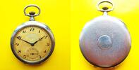 Schweiz, HERREN TASCHENUHR, solide ALPINA HERREN TASCHENUHR, Silber, Ankerhemmung, gute Funktion-ca. 1925, -