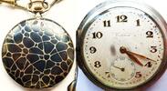 Schweiz, HERREN TASCHENUHR, Schweizer HERREN TASCHENUHR, Niello, Sprungdeckel, gute Funktion, ca. 1925, -