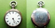 Schweiz, DAMEN TASCHENUHR, authentische silberne DAMEN TASCHENUHR, Zylinderhemmung, gute Funktion-vor 1900, -