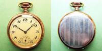 Schweiz, HERREN TASCHENUHR, solide HERREN TASCHENUHR, Zylinderhemmung-mod. Remontoir-gute Funktion-ca. 1935, -