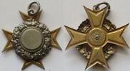 Schützenmedaillen, Wittingen Schützenkreuz aus Silber mit Gravur: Auflagemeister 1928 Wittingen -