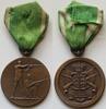 Württemberg Bronzemedaille Wilhelm II., Württembergischer Kriegerbund, am Band -