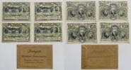 Sondershausen, Thüringen 4 x 50 Pfennig Musikstadt, kompletter Satz, Original-Tüte -
