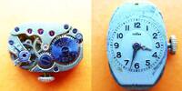 unbek. Herst.Land, DAMEN ARMBANDUHREN - Werk TELLOS 520-ähnlich Unitas 520-gut erhaltenes SEPARATES UHRWERK (f.e. Damen-Uhr), -