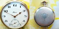 Deutschland, HERREN TASCHENUHR, gute Junghans HERREN TASCHENUHR, J 13, Alpina, gute Funktion, ca. 1915, -