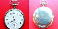 Deutschland, HERREN TASCHENUHR, solide Junghans HERREN TASCHENUHR, J 9-wohl WK I-(Kette)-gute Funktion-ca. 1915, -