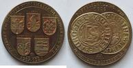 König-Medaille Kupfermedaille 20 Jahre Fachgruppe Numismatik, Hagenow, Herzogtum Mecklenburg, Doppelschilling -