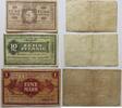 Zerbst, Anhalt 5, 10 Pfennig, 1 Mark Mannschaftsgefangenenlager, Notgeld, Lagergeld -