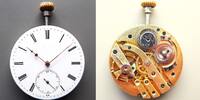 Schweiz, HERREN TaschenUHR - Werk, gutes SEPARATES UHRWERK, open face Taschenuhr mit Drücker, 18 ''', ca. 1900, -