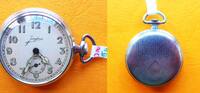 Deutschland, unisex TASCHENUHR, zierliche, hübsche Junghans TASCHENUHR (unisex)-J 680.70-gute Funktion-vor 1950, -