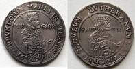 Sachsen-Albertinische Linie 1/2 Taler Johann Georg I. (1615-1656) auf das Reformationsjubiläum, selten! -