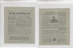 3.Reich Propaganda Flugblatt / Passierschein Russisches Flugblatt Front Nachrichten - Propaganda gegen das Dritte Reich -