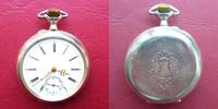 Schweiz, HERREN TASCHENUHR, HERREN TASCHENUHR, Silber 0,800, Ankerhemmung, gute Funkt., kl. Fehler-ca. 1900, -